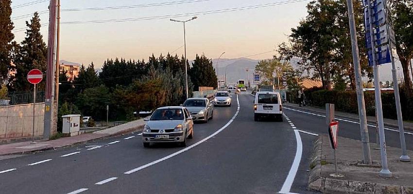 Kuruçeşme’de asfaltlamanın ardından yol çizgileri çekildi- Güncel Haberler
