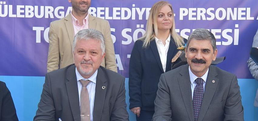 Lüleburgaz Belediyesi’nde TİS imzalandı- Güncel Haberler