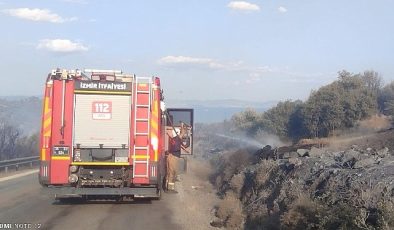 İzmir İtfaiyesi Dikili’de orman yangınına müdahale ediyor- Güncel Haberler