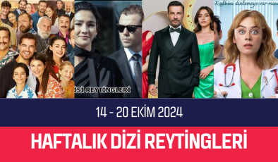 Haftalık Dizi Reyting Sıralaması: 14 – 20 Ekim 2024