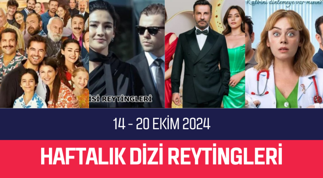 Haftalık Dizi Reyting Sıralaması: 14 – 20 Ekim 2024