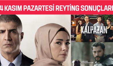 Pazartesi Günü Dizi Reytingleri: 4 Kasım 2024 Reyting