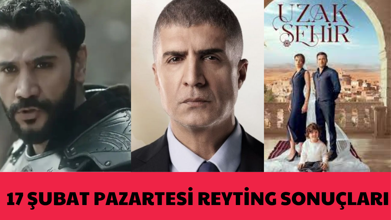17 Şubat Pazartesi Reyting Sonuçları Açıklandı mı? Uzak Şehir, Kızıl Goncalar, Kudüs Fatihi Selahaddin Eyyubi ve Survivor Arasındaki Büyük Yarışta Zirveye Hangi Yapım Yerleşti?