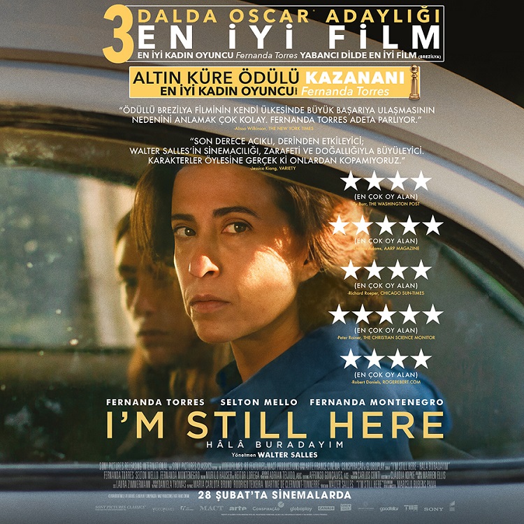 Altın Küre Ödüllü I’m Still Here – Hâlâ Buradayım  28 Şubat’ta Vizyona Giriyor!