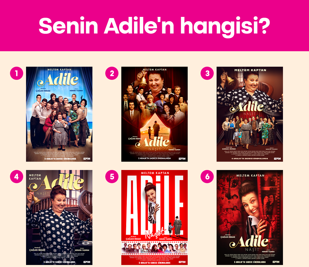 Adile Naşit Filminin Afişleri Yayınlandı!