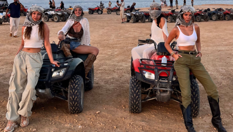 Setlerden Kızıldeniz’e: Ünlü oyuncular Hurghada’nın büyüsünü keşfetti