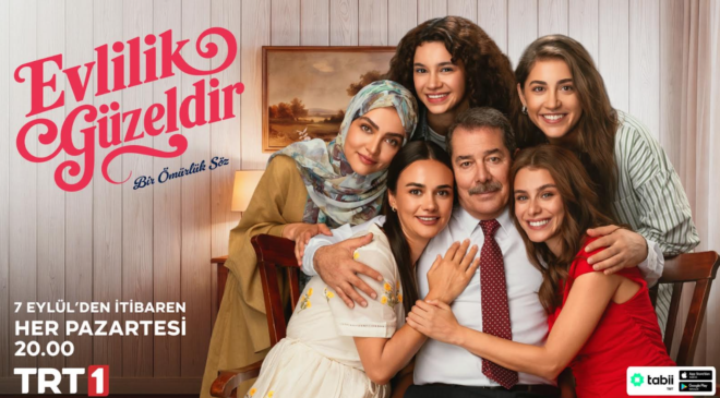 TRT 1’İN YENİ DİZİSİ “EVLİLİK GÜZELDİR”DEN  İÇLERİ ISITAN YENİ AFİŞ!